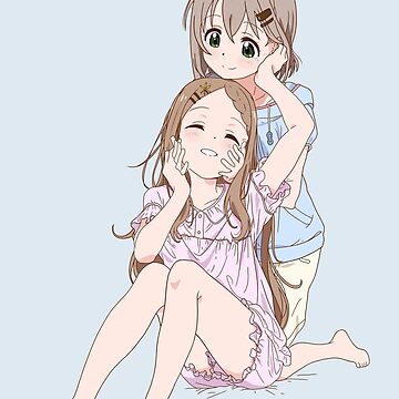 Yama no Susume - Aoi & Kokona Sticker for Sale by itsmedio