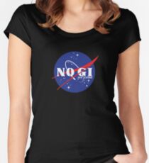 No Gi Jiu Jitsu Grapplenaut Fitted Scoop T-Shirt