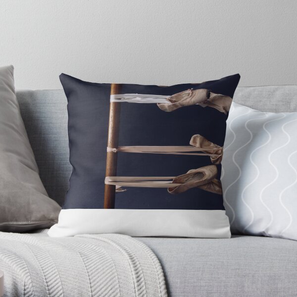 Ballet-Booties Throw Pillow