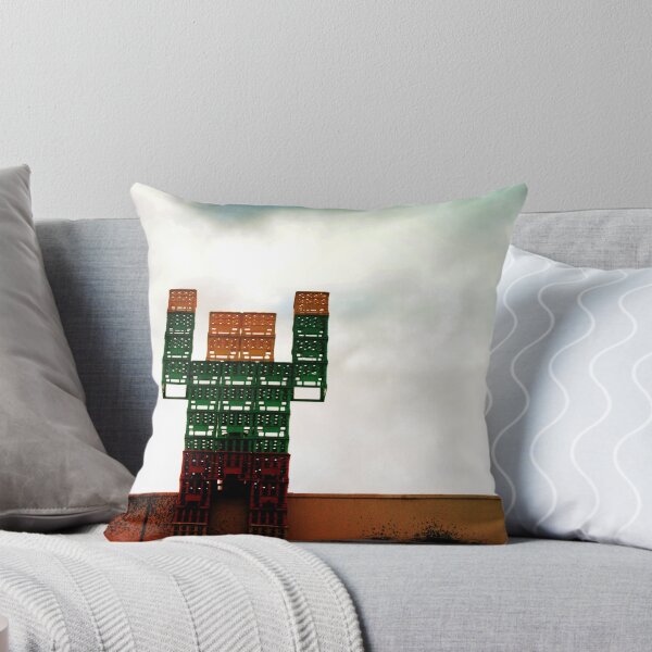 Crate Man! Throw Pillow