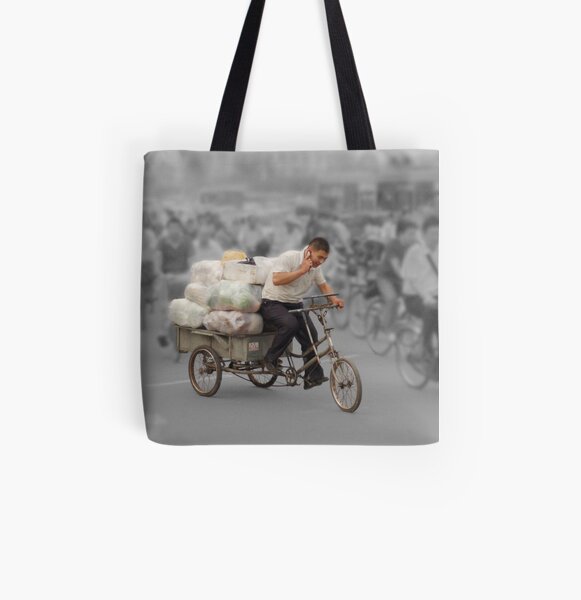 The delivery man All Over Print Tote Bag