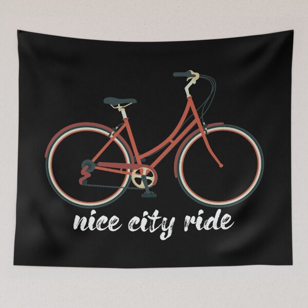 Item preview, Bicycle text city ride design designed and sold by KleinJenny.