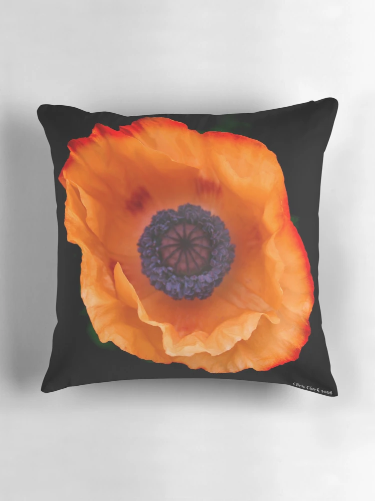 Thumbnail 3 of 4, Pillow, Poppy designed and sold by Chris Clark.
