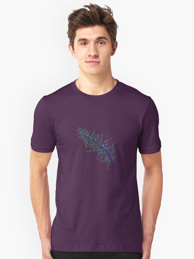 Alternate view of Peacock Feather Slim Fit T-Shirt