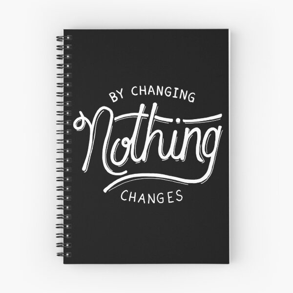 Item preview, By changing nothing nothing changes designed and sold by Kerry Pritchard.