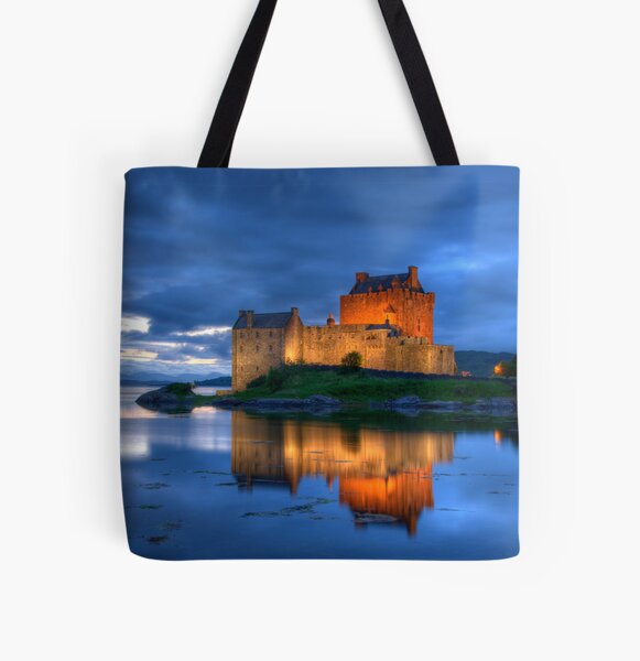 Eilean Donan Castle All Over Print Tote Bag