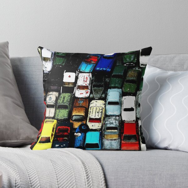 Friday Night Crawl Home Throw Pillow