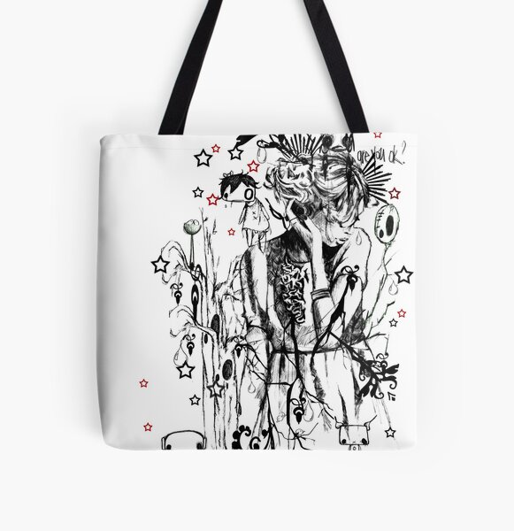 Life Drawing All Over Print Tote Bag