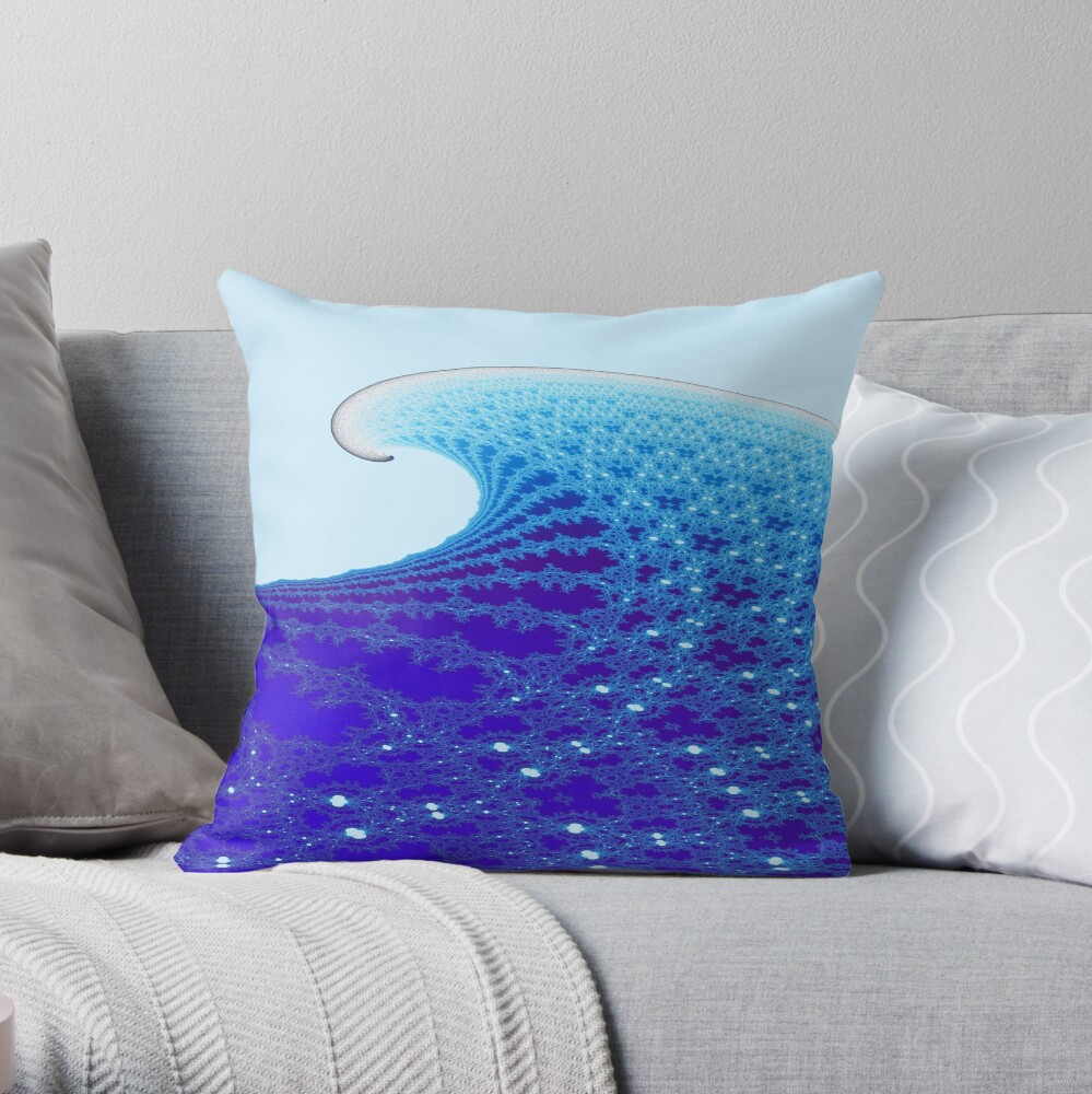 Perfect Wave 3 Throw Pillow
