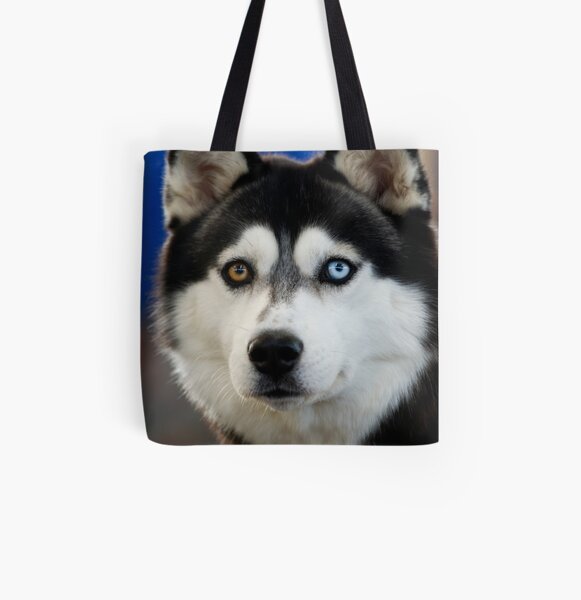 Siberian Husky All Over Print Tote Bag