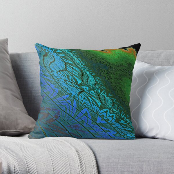 Floodplain Throw Pillow