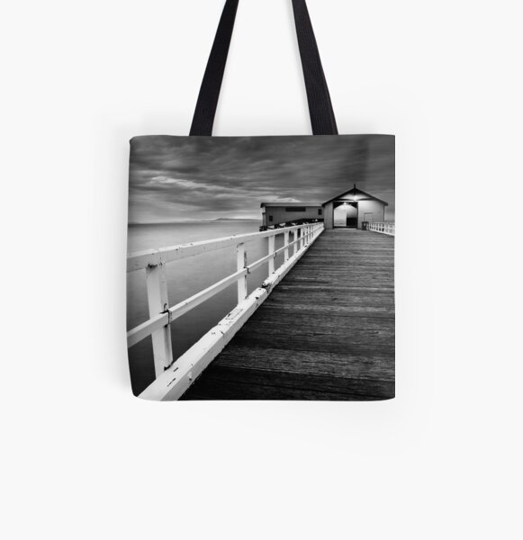 Queenscliff Pier All Over Print Tote Bag