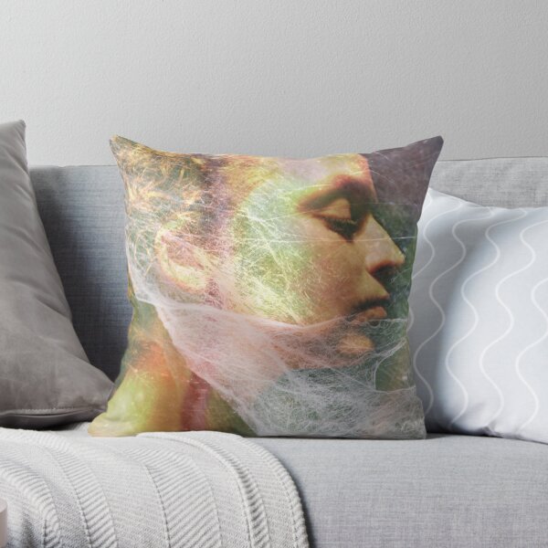 Spiderwoman Throw Pillow