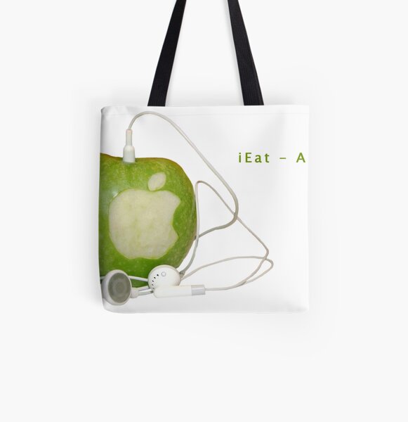 iEat - Apple All Over Print Tote Bag