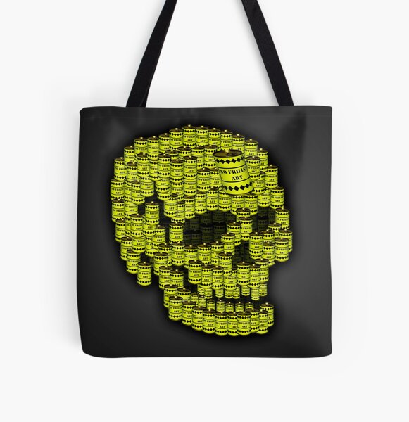 Takashi Murakami Drops Signed Skull Print Tote Bag