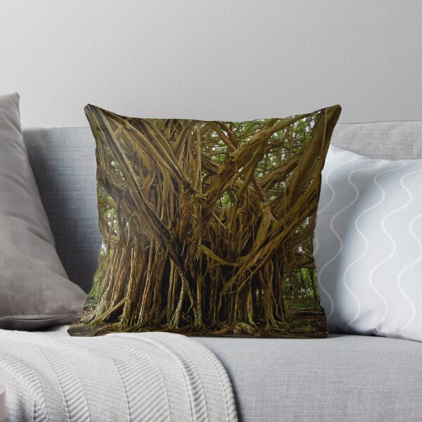 Banyan Tree Throw Pillow