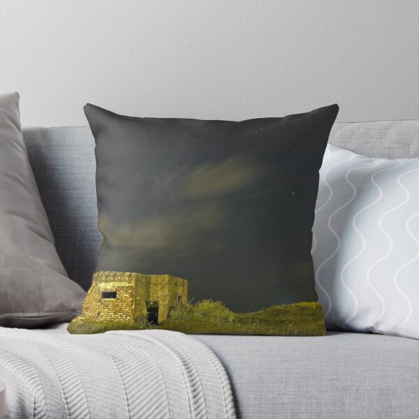 Last outpost at the edge of the universe Throw Pillow