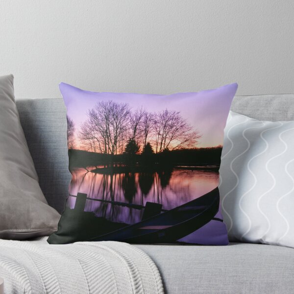 Item preview, Moored Canoe by a Twilight Lake designed and sold by Michael Mill.