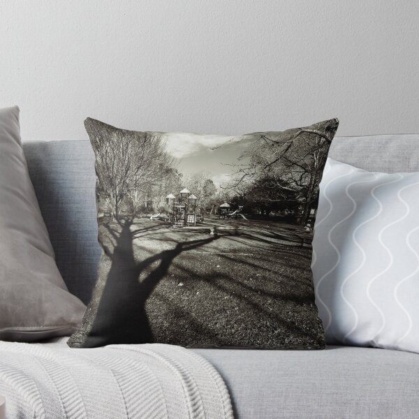 Spooky Playground Throw Pillow