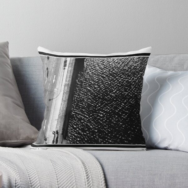 Butt Bridge & the River Liffey Dublin City Throw Pillow