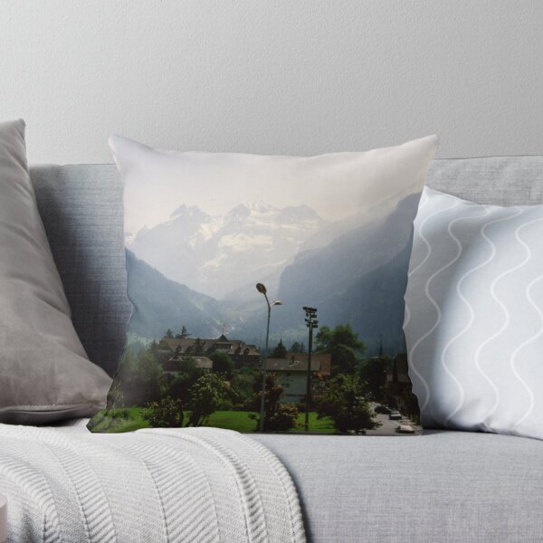 Kandersteg, Switzerland Throw Pillow
