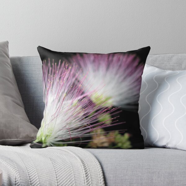 Midnight Mimosa Throw Pillow