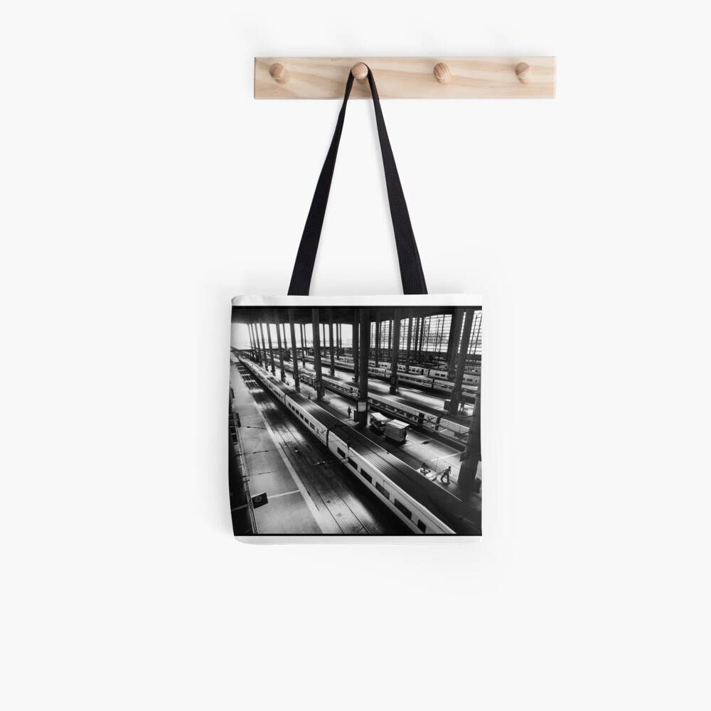 Atoche Train Station Madrid A to B Tote Bag