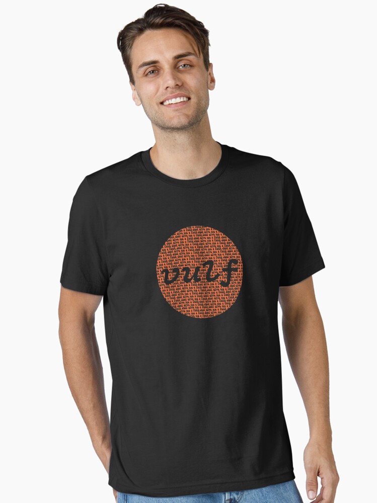 Vulf Shirt Vulfpeck Tシャツ vulfpeck Circle Print Orange ミュージシャン