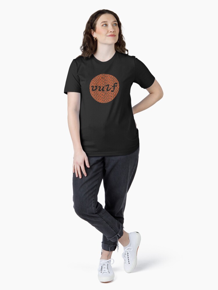 Vulfpeck Shirt Vulf Circle Orange Print