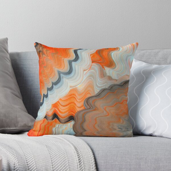 Bleeding Colour #1A Throw Pillow