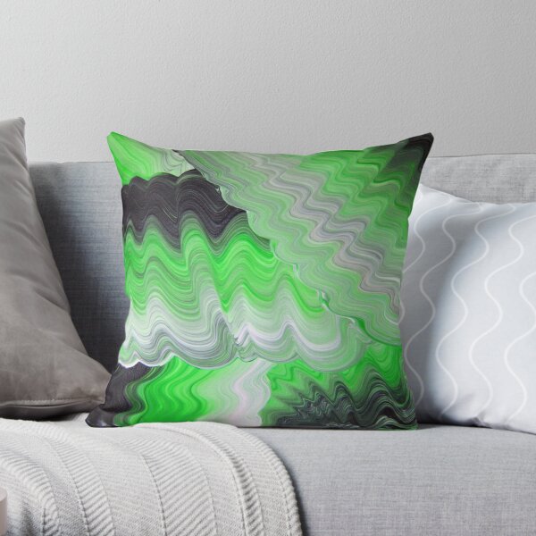 Bleeding Colour #4A Throw Pillow