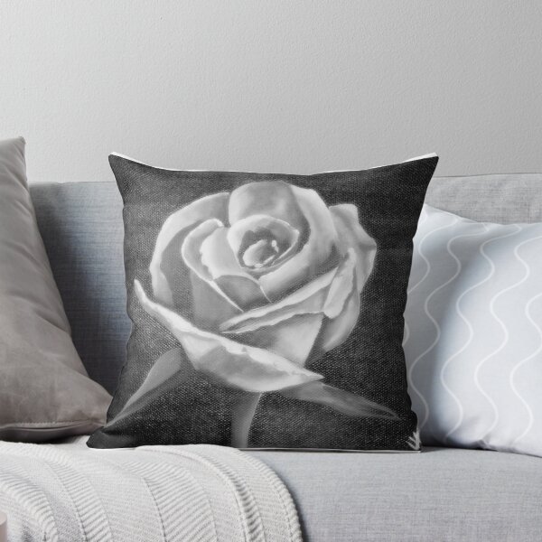 Artikelvorschau, single white rose entworfen und verkauft von Lisa Hill.