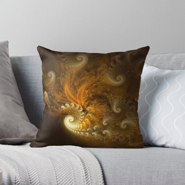 Yellow Opulence Throw Pillow