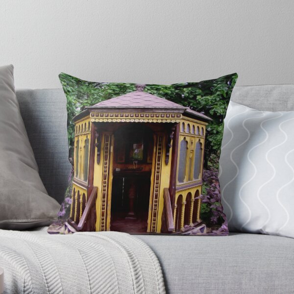 Old Russian Country Church6 Throw Pillow
