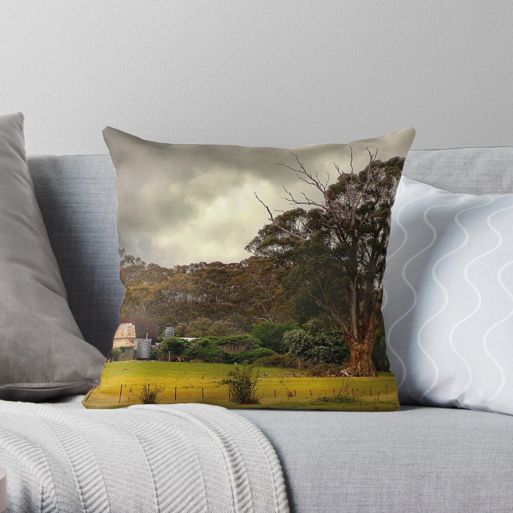 Country Farm Throw Pillow