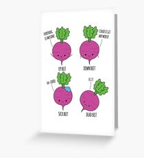 Beet Puns Greeting Card