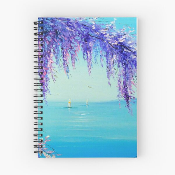 Item preview, Wisteria junto al mar designed and sold by Olha Darchuk.