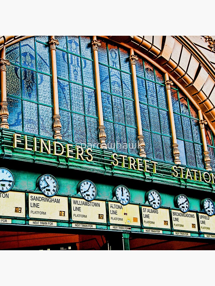 Melbourne Series - The Clocks, Flinders Street Station by sparrowhawk