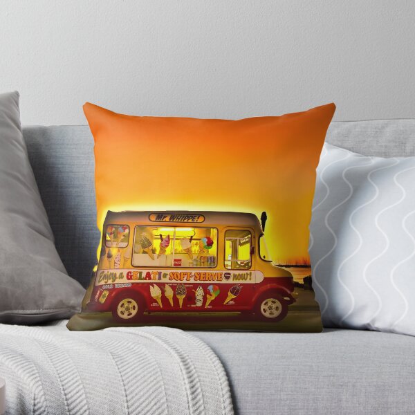 Mr Whippy Throw Pillow