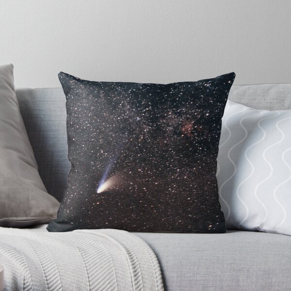 Comet Hale-Bopp Throw Pillow