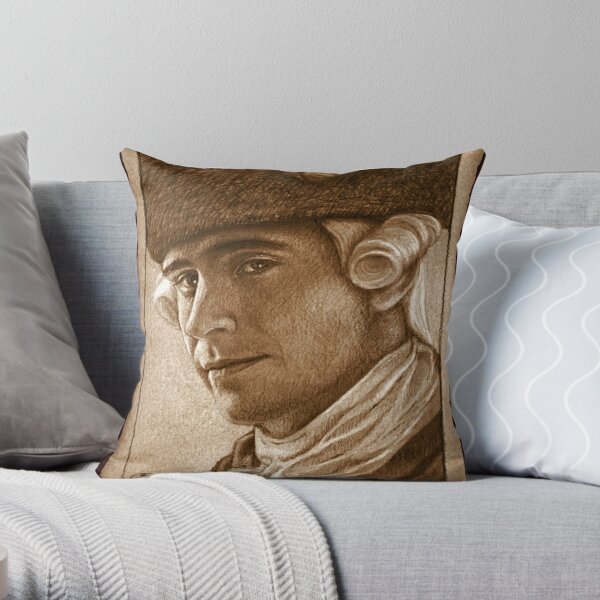 Jack Davenport as Commodore Norrington Throw Pillow