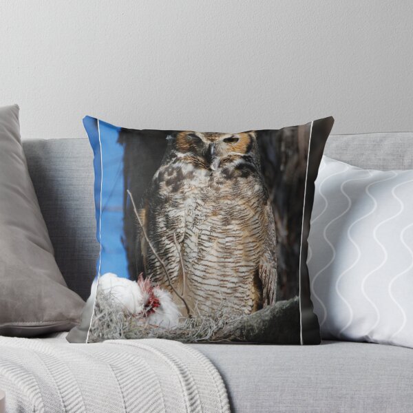 Item preview, GREAT HORNED OWL WITH PREY designed and sold by Claude Desrochers.