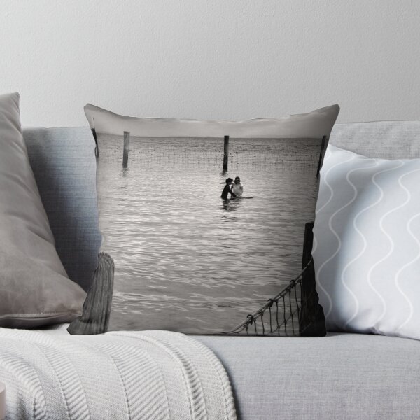 Waders Throw Pillow
