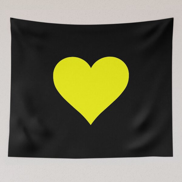 Item preview, Yellow Heart Love Pop of Color designed and sold by lamonarcallc.