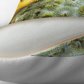 Alternate view of Olive sea snake Throw Pillow