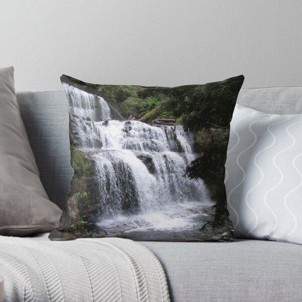 Liffey Falls, Tasmania Throw Pillow