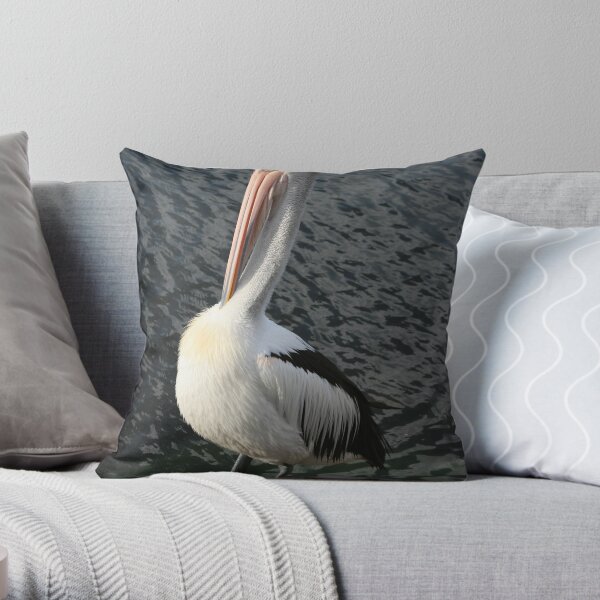 Pelican Preen III Throw Pillow