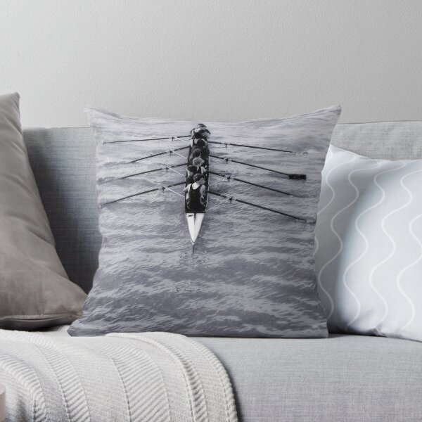 Rowing Throw Pillow