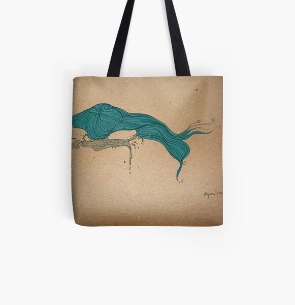 Sadness All Over Print Tote Bag
