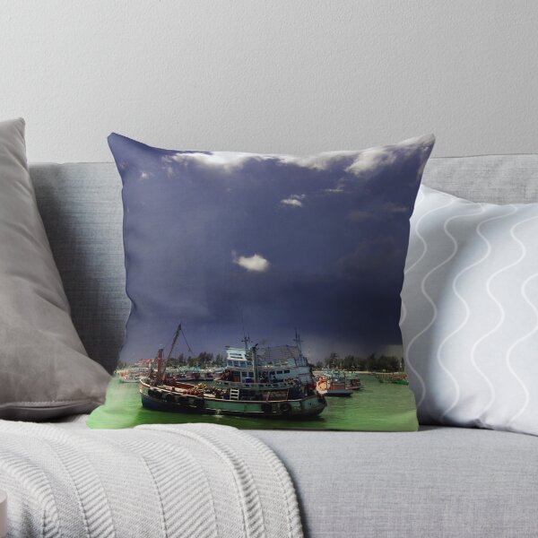 Storm Light Throw Pillow